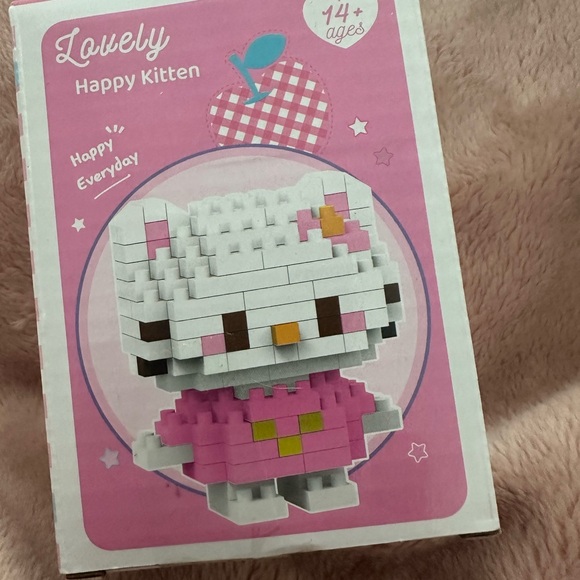 Pink and White Building Blocks Set - Picture 1 of 4